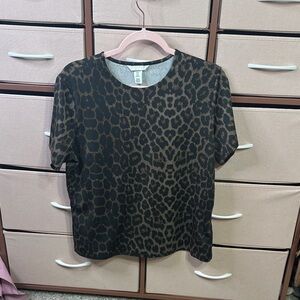 Leopard Print Women's Top